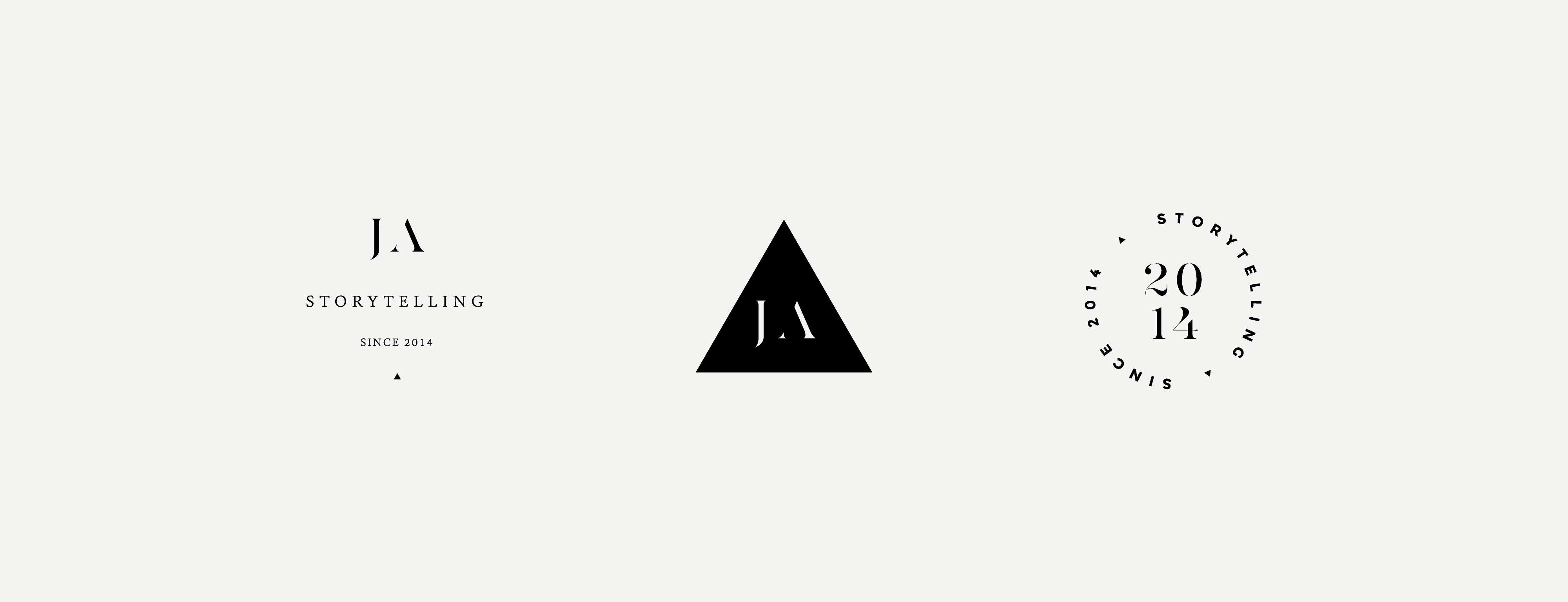 Mini Logos and Secondary Brand Marks for Photographer Jamie Allio's Brand Identity Design