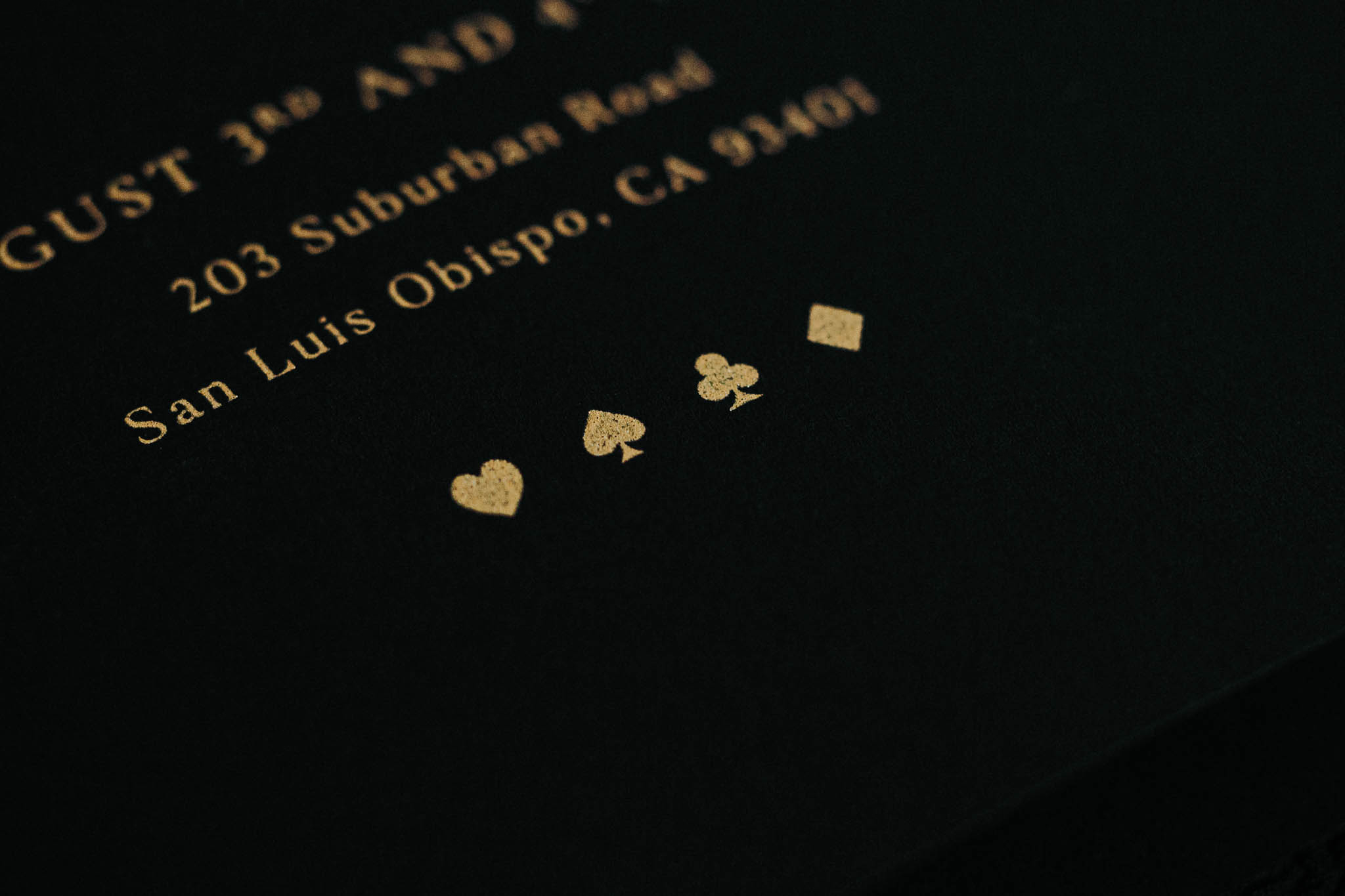 San Luis Obispo Graphic Designer Amarie Design Co.'s Custom Invitation Suite Design