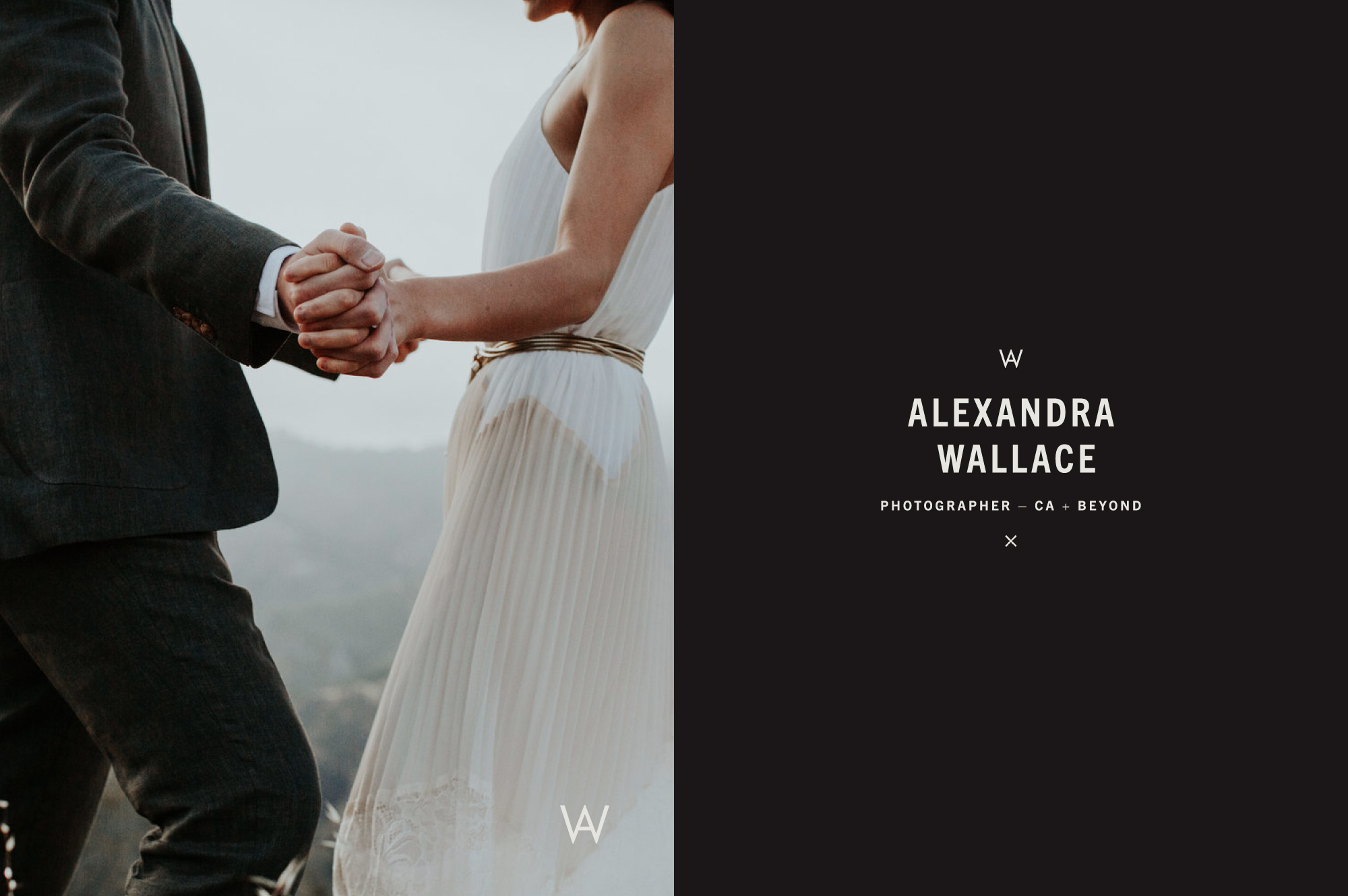 Branding and Brand Design for Central Coast California Engagement and Wedding Photographer